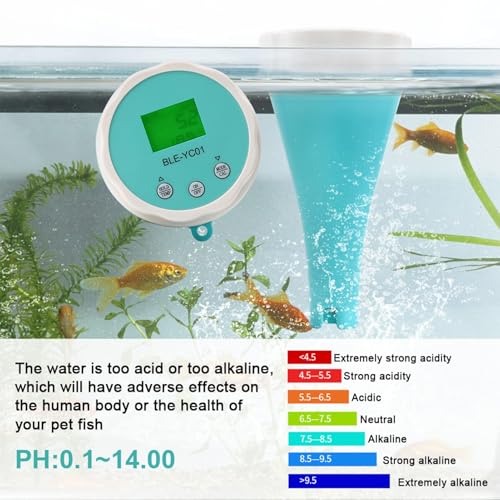 Testeur d'eau 6 en 1 de piscine analyseur numérique de pH chlore et sel - 3