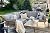 YITAHOME 4 Pieces Patio Furniture Set, Outdoor Wicker Conversation Sectional L-Shaped Sofa with 5 Seater for Backyard, Porch, Boho Detachable Lounger with Thickness Cushions and Side Table - Grey