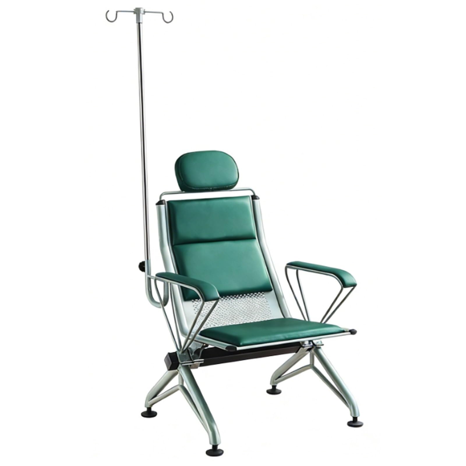 Fotel z drążkiem IV, medyczny, z podłokietnikami i oparciem, ergonomiczne siedzisko PU do kliniki, domu opieki, laboratorium