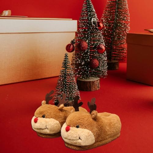 Chaussons mignons corne de cerf : le cadeau de Noël idéal