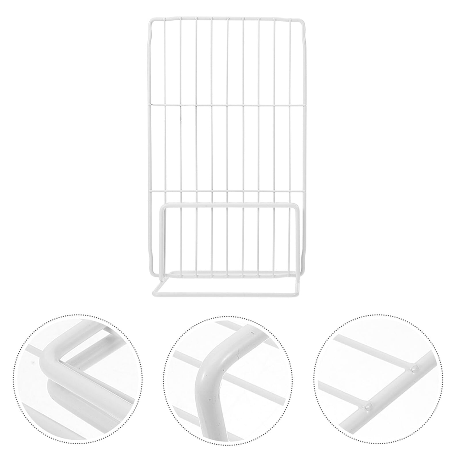 Mipcase Organizador para Congelador 2 Piezas 17X29 CM Divisores Metálicos Resistentes de Malla para Estantes de Refrigerador Separadores para Almacenamiento y Organización de Alimentos