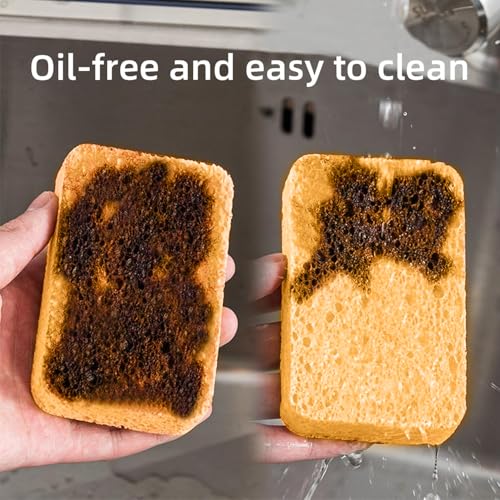 Image of 36 - Pack Non-Scratch Scrub Sponges - Sponge for Dishes and Washing Dishes, Cleaning Tools for Kitchen Home and More（Yellow）
