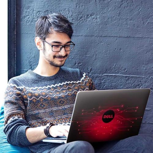 Image of Galaxsia DL239 Top+Wrist Pad Vinyl Laptop Skin /Sticker /Cover for 15 to 15.6 Inches Laptops Laminated-Removable-HD Quality Compatible for Dell-(15x10 Inches)