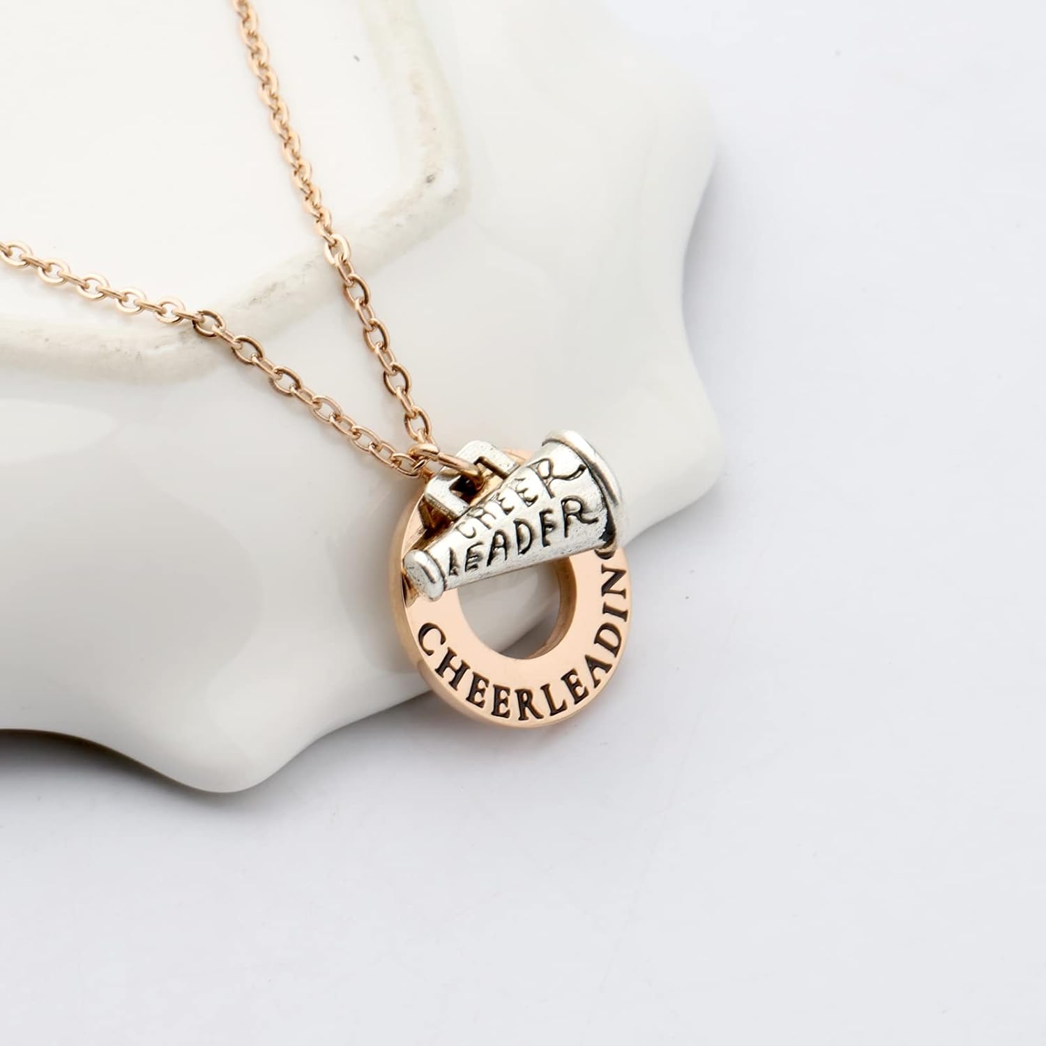 BNQL Cheerleader Necklace Cheerleader Gifts Cheerleading Jewelry Gift for Cheerleader Cheer or Team - Image 4