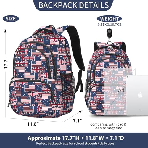 Image of rickyh style School Backpack Travel Bag for Men & Women Lightweight College