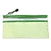 Federmäppchen | bunte Mäppchen | kompakte Federtasche | Federmappe für Erwachsene und Jugendlichen | durchsichtbares Stifteetui | EUROXANTY Bürobedarf | Grün