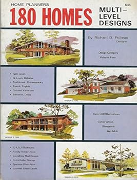 Paperback Home Planners 180 Homes Multi-level Designs (Design Category Volume Four) Book