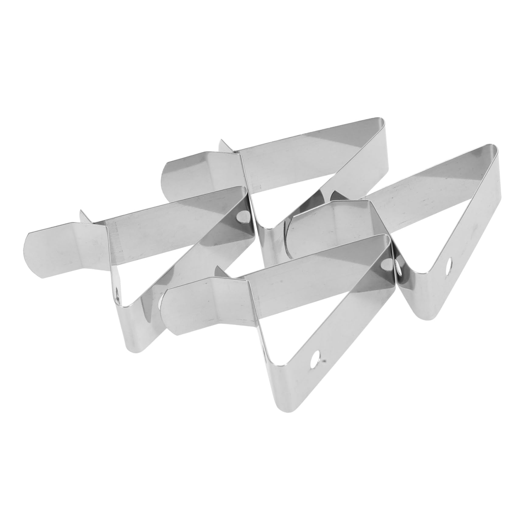 balacoo Thermometer Probe Clips Stainless Steel BBQ Grill Clips for Easy Temperature Monitoring