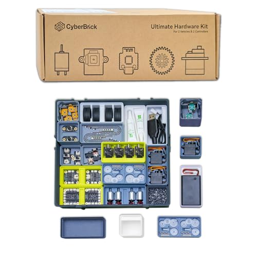 Bamboo Lab Original CyberBrick 3D Printing Remote Control Hardware Kit for Bambu Lab 3D Printer (Ultimate Kit (ZK003))