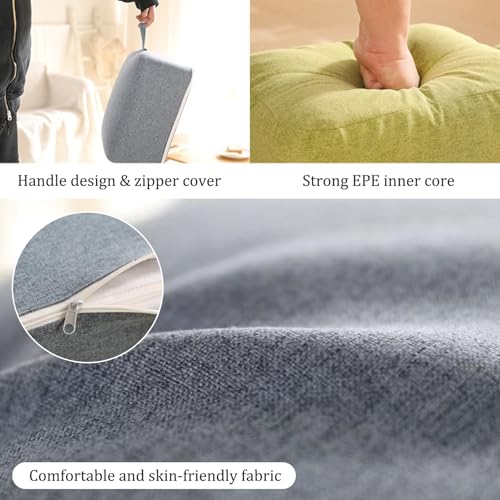 Coussin de sol 40 x 30 x 20 cm amovible lavable doux confort - 3
