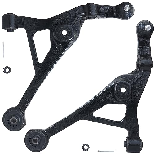 Image of Detroit Axle - 6pc Front End Control Arms Kit for Chrysler Cirrus Sebring Dodge Stratus Plymouth Breeze, 2 Lower Control Arms w /Ball Joint 2 Inner Tie Rods 2 Sway Bars Replacement