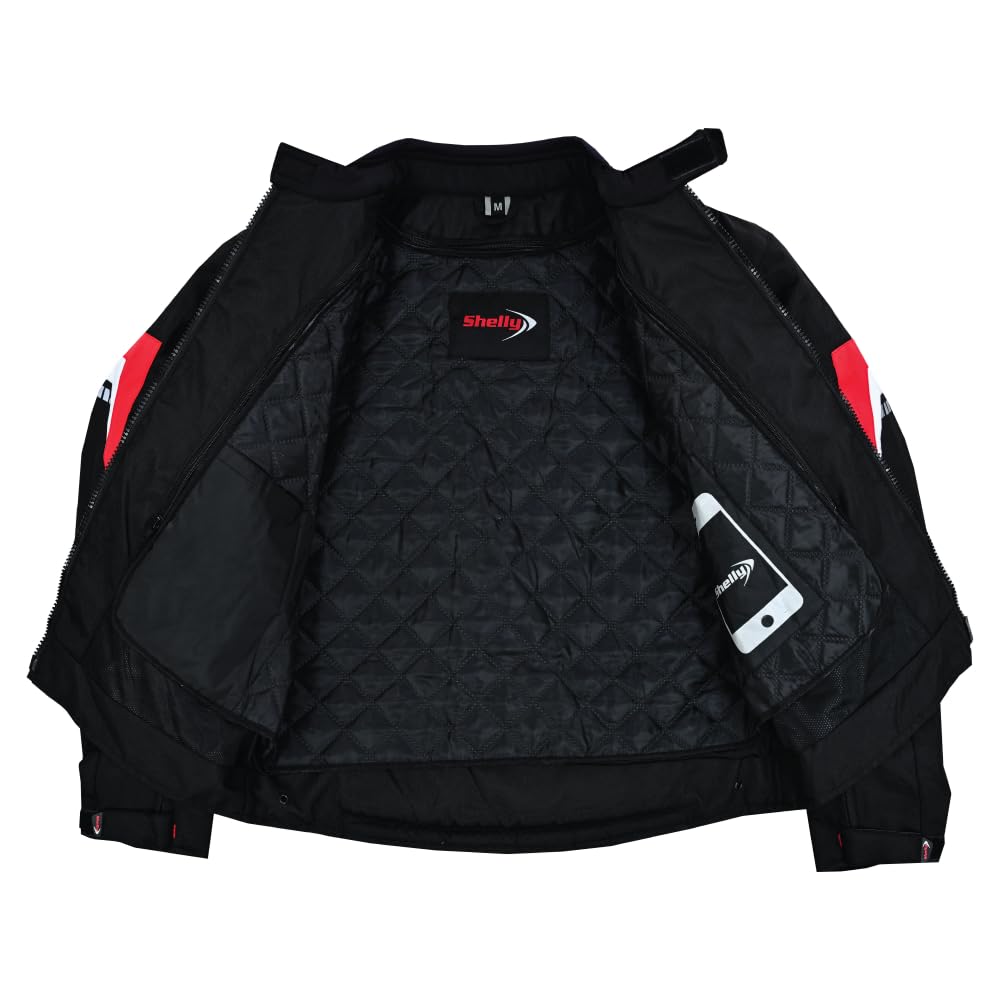 Shelly - Giacca da moto da uomo per avventura/tour, con tessuto Cordura, estate e inverno, antivento, per corse e equitazione