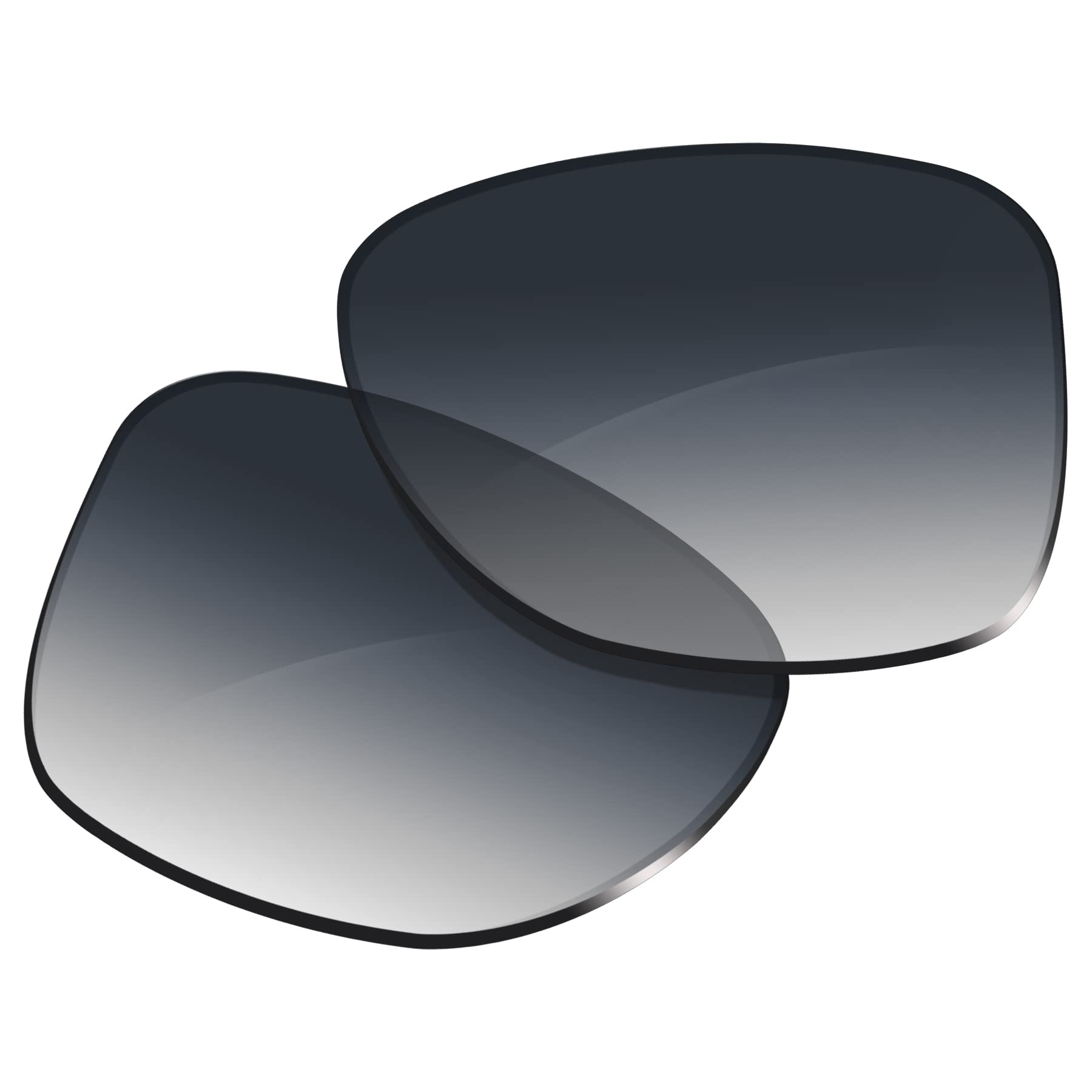 Glintbay 100% Precise-Fit Replacement Sunglass Lenses for Oakley Dispatch 2 OO9150 - Polarized Grey Gradient