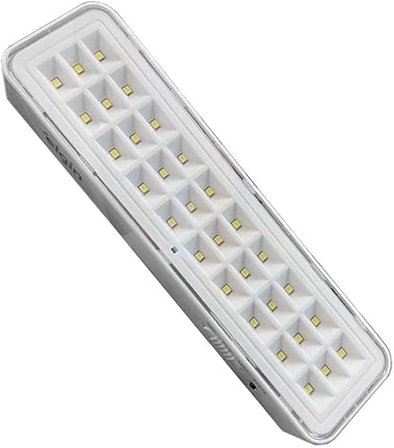 Kit 5 Luminárias de Emergência BrilhoPuro 60 LEDs Recarregável Bivolt