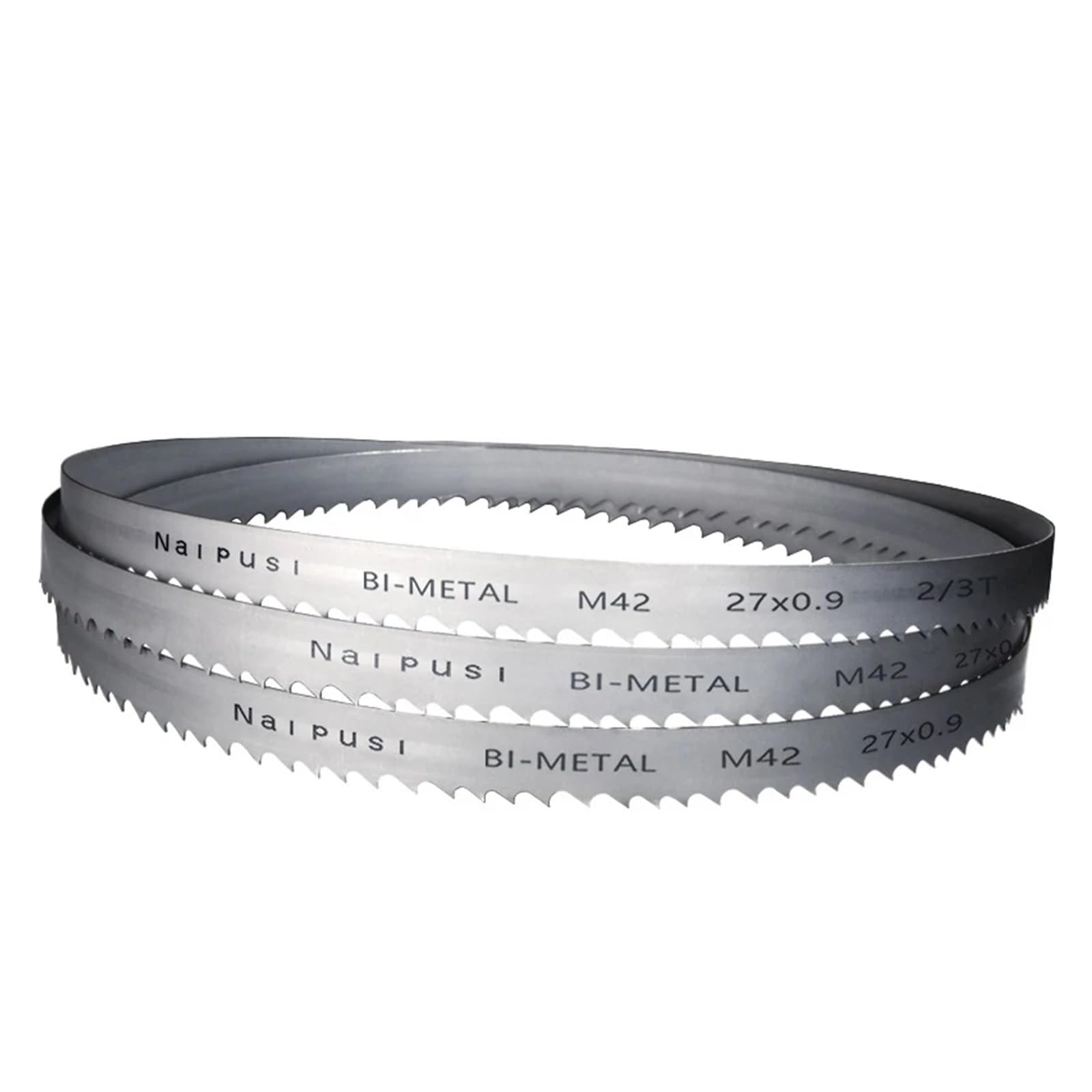 1 szt. brzeszczot do piły taśmowej 2908-3810 mm x 27 mm x 0,9 mm, bimetaliczny brzeszczot do piły taśmowej do cięcia metalu 1" x 0,035"(5 and 8 tpi,3810mm)