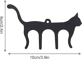 Amazon | 猫の形ページオープナー 金属ミュージック ブック クリップ