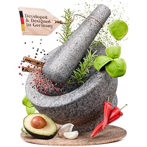 ChefSofi Granite Mortar and Pestle Set Cover