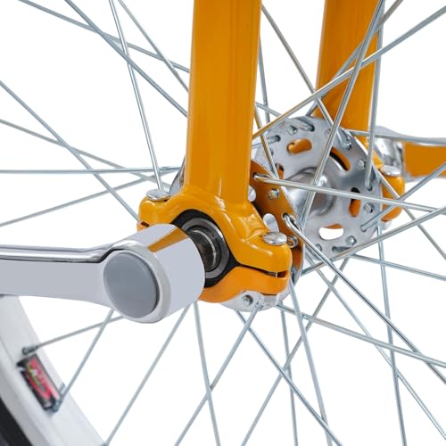 Image of DYNAMI Unicycle with Excellent Steel Frame,Leakproof Tire,Adjustable Height,Curved PU Seat,Mute Bearing,Anti-Slip Designs,for Outdoor Sports Fitness Exercise