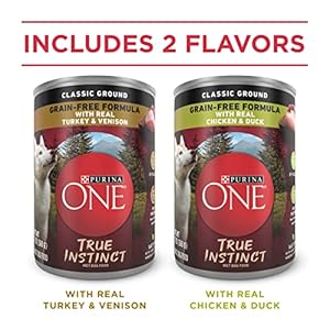 Purinaonetrueinstinctclassicgroundgrainfreeformulaswithrealturkeyandvenisonandwithrealchickenandduckhighproteinwetdogfoodvarietypackpackof613ozcans Urban Country Home Decor Purina one true instinct classic ground grain free formulas with real turkey and venison and with real chicken and duck high protein wet dog food variety pack pack of 6 13 oz cans urban country home decor