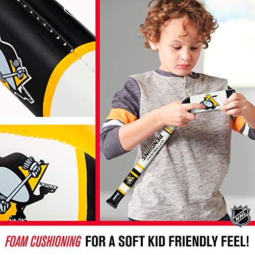 Image of Franklin Sports NHL Team Mini Soft Hockey Stick Set - NHL Team Soft Foam Mini Hockey Stick and Ball - Great Toy for Kids