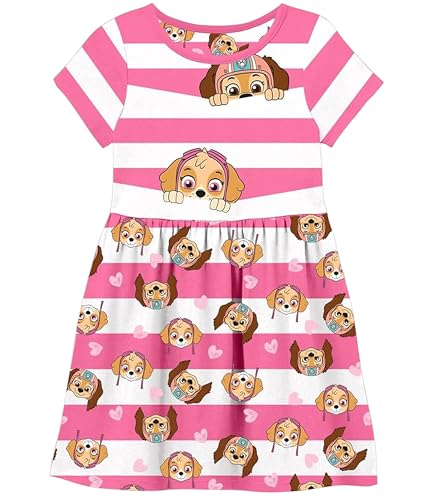 Paw Patrol Girls Dress - Skye Everest Liberty Sweetie Outfit Skirt Toddlers to Birthday Girls Clothes