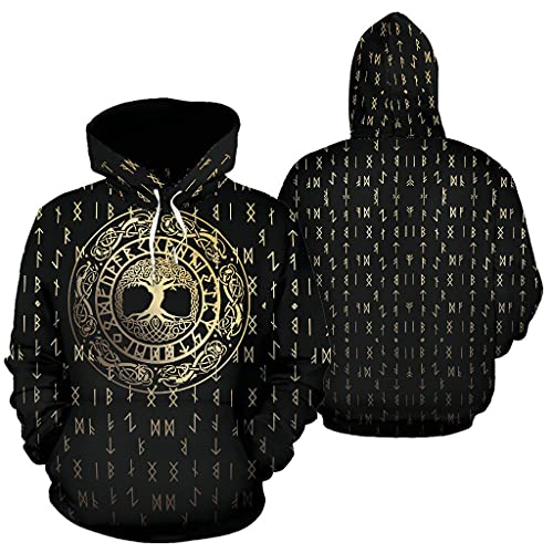 Sweat-shirt Yggdrasil Viking graphique arbre de vie pour homme et femme