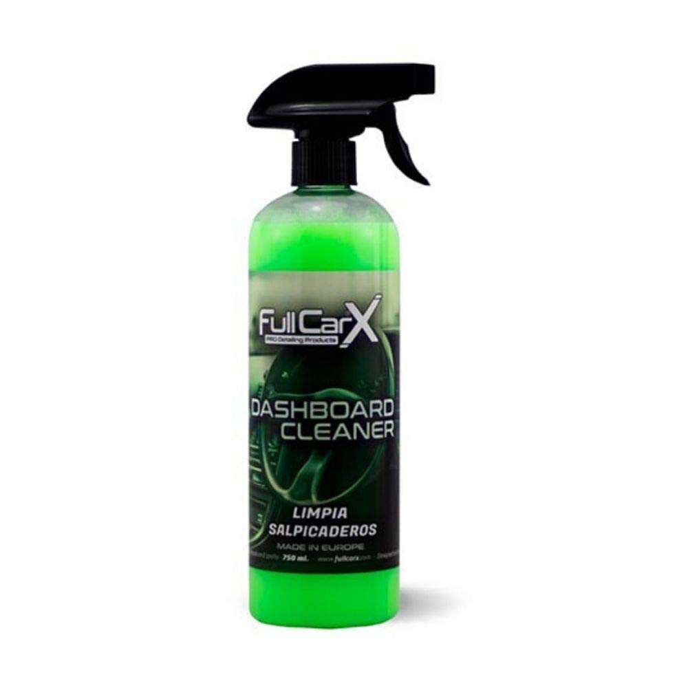 AutoFullCar - Kit Limpieza Coche Interior y Exterior FullCarX | 9 Productos de 750 ml. Unidad - Car Detailing - Limpia Llantas, Salpicaderos, Cristales, Asientos Textil, Plásticos, Cera Líquida, etc.