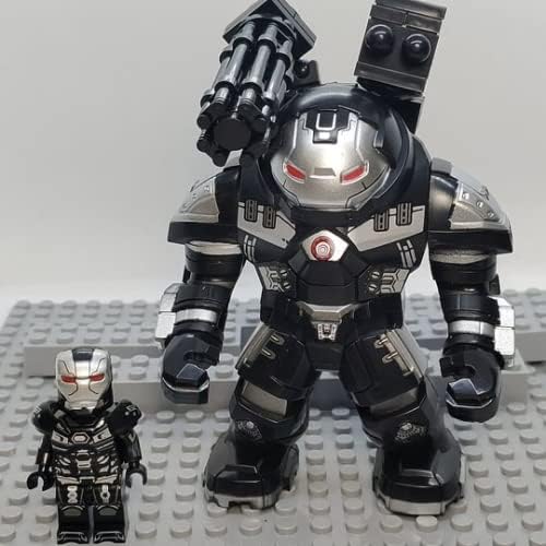 Iron and War Super Hero Action Figures Set 2 Pack for Boys Girls Child Children Cake Toppers Hero Iron - War
