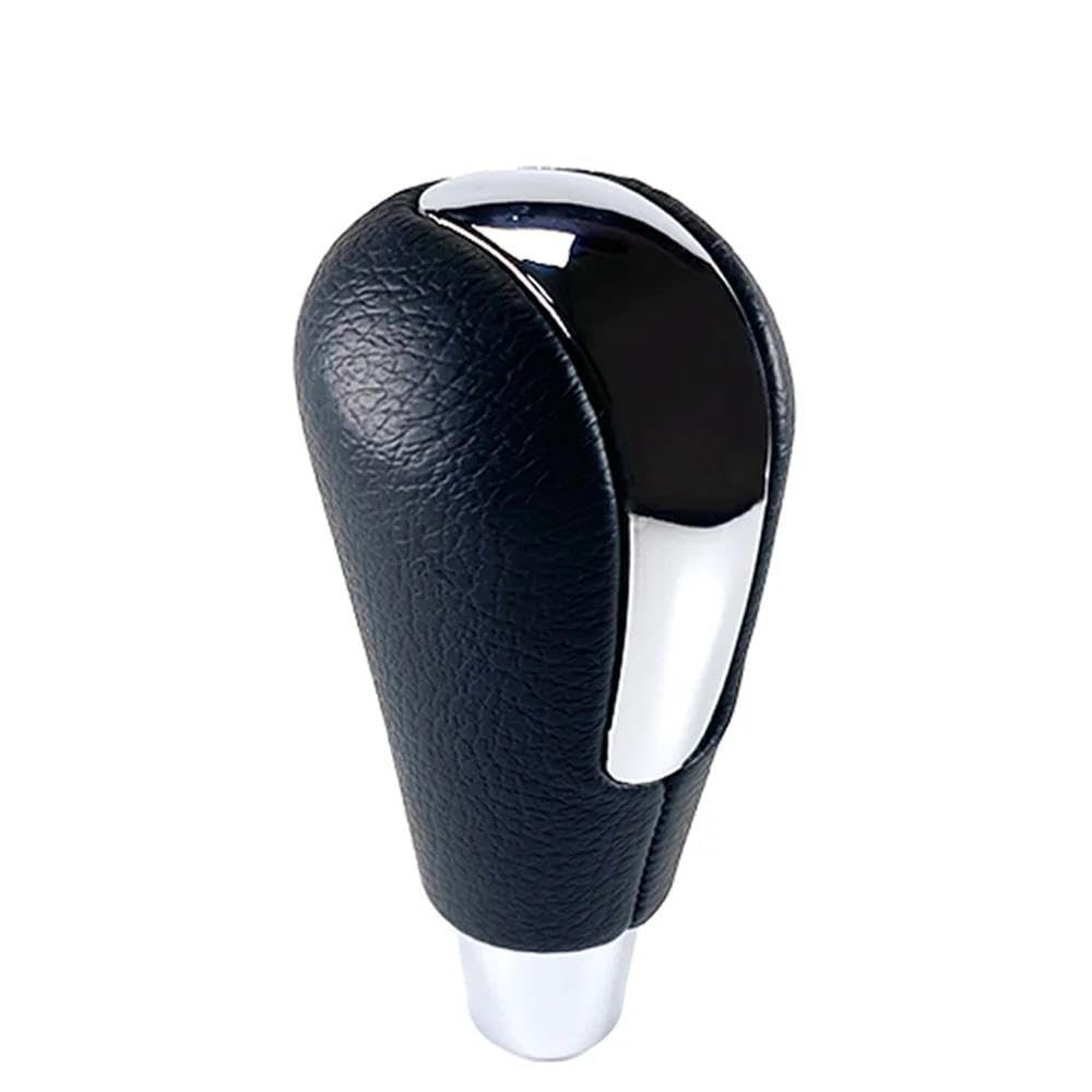 HYASDBWE Automatic Car Shift Lever Knob Gear Shift Knob Lever Shifter for Mazda 6 GG GH for 8 CX-7 MX5 RX8 for 3 BK BL Gear Shifter Parts(Chrome,Without Holes)