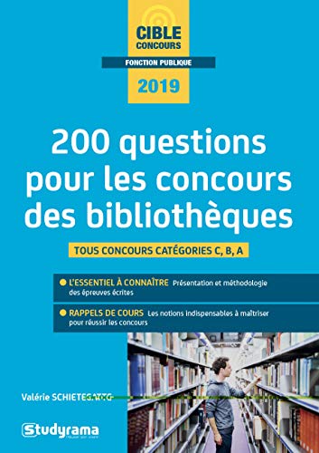 Télécharger 200 questions pour les concours des bibliothèques PDF Ebook En Ligne