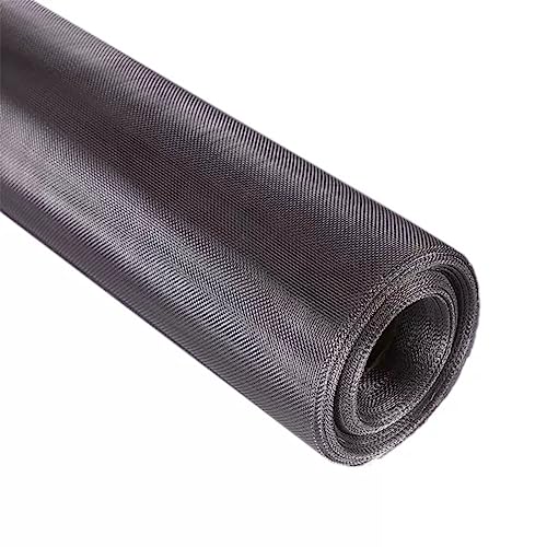 TGBHM Stainless Steel Window Screen Roll 304 Stainless Steel Woven Mesh Invisible Screen for Windows Filtration Cloth for Cottage Industry,1x2m