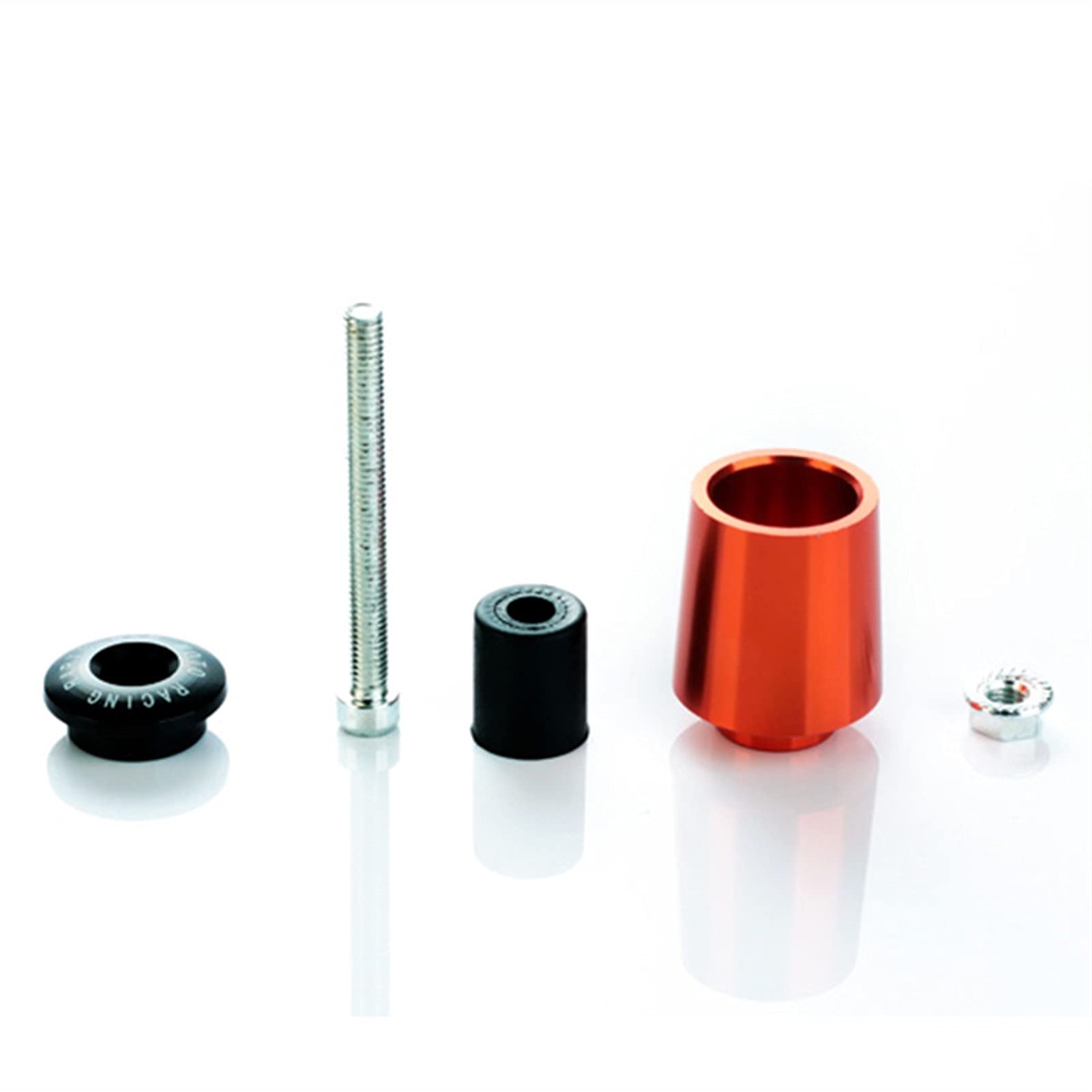 WOODEY 1 Paio di Impugnature per estremità Manubrio Universali Il Diametro Interno di 17 Mm Manubrio Contrappeso per Moto Slider Plug (Color : 1 pair1)