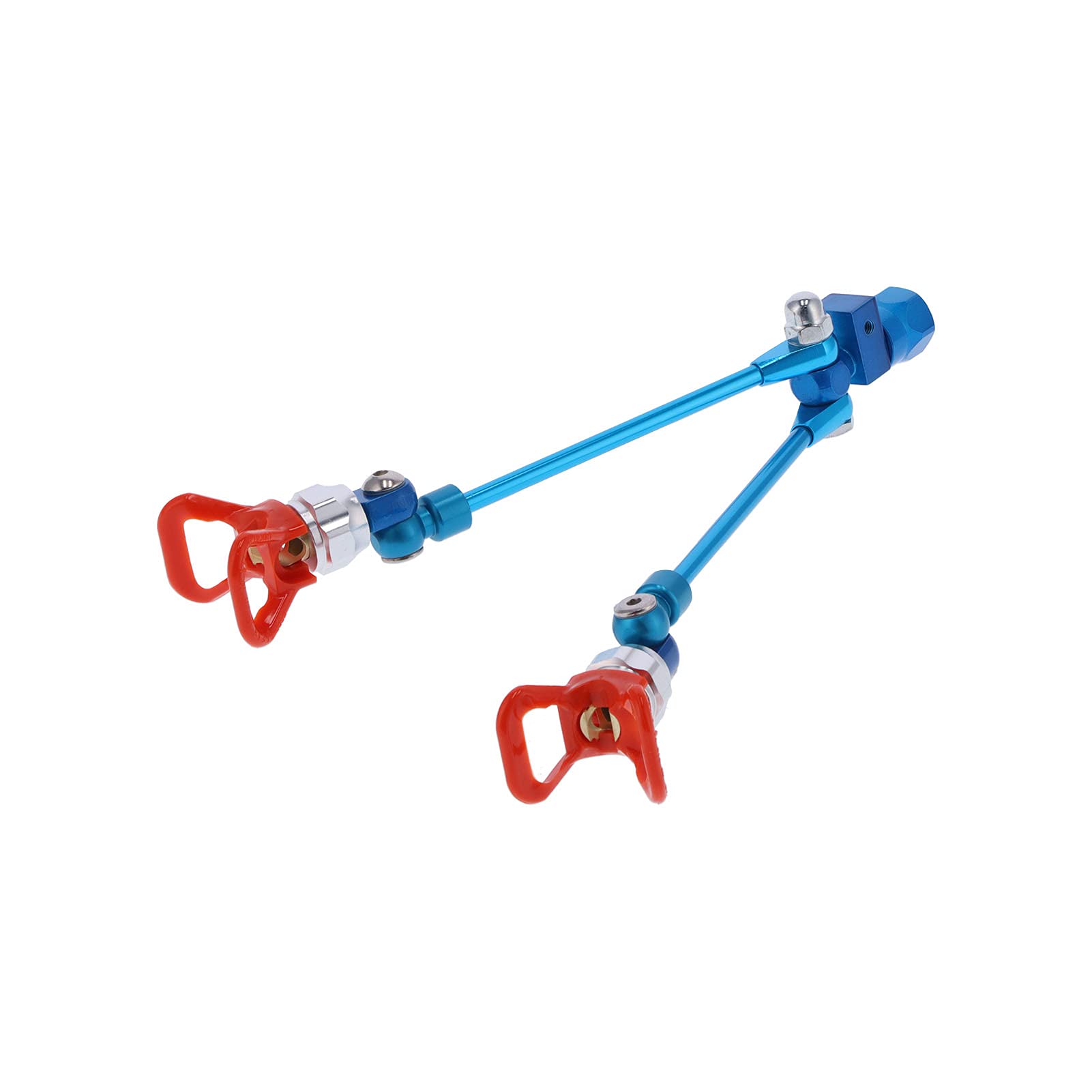 Asta di prolunga per pistola a spruzzo airless, accessorio in metallo a doppio ugello