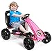 COSTWAY Kinder Gokart, Pedalbetriebenes Kindergefährt, Kinderkart Tretauto mit verstellbarem Sitz & Fußpedalen, Go Karts für Jungs und Mädchen von 3 bis 8 Jahre (Pink)