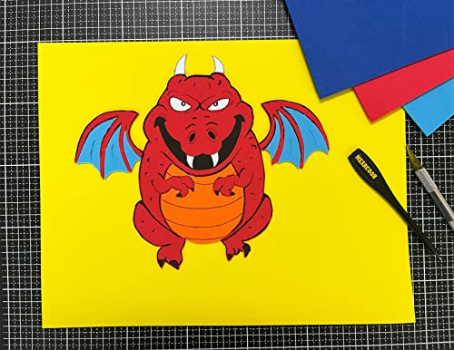Image of MEARCOOH Foam Sheets Crafts 9x12 in 30Pack 15 Colors 2mm Eva Color Craft Foam Paper Set for Crafts Project Preschoolers Classroom Scrapbooking DIY Handcraft
