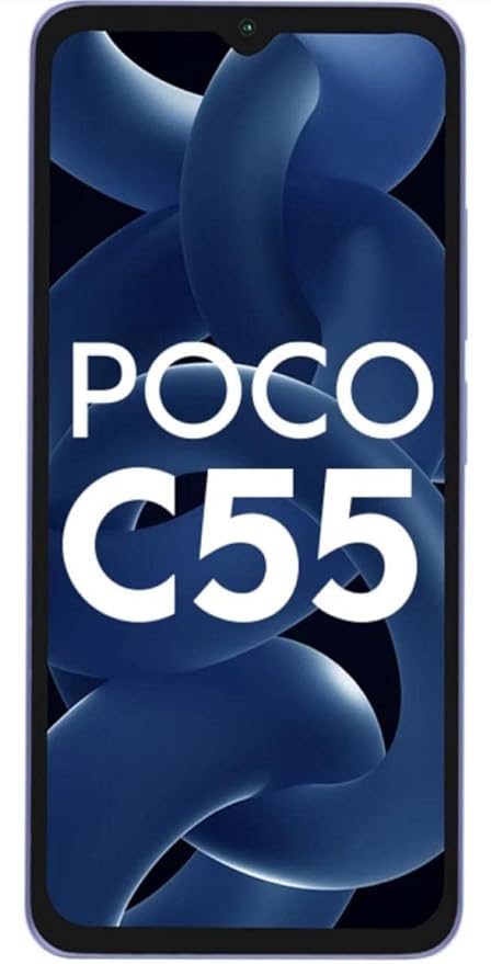 POCO C55 (Cool Blue, 6GB RAM, 128GB Storage) at Rs. 6999