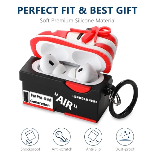 Image of [2Pack] Compatible Airpods Pro 3 Case(2025),Cute Gamepad Design Cases Soft Silicone Protective Cases for Apple AirPods Pro 3rd Generation Case,Airpod Pro 3 Cover with Keychain for Men /Boy