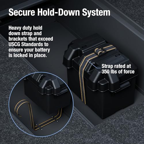Attwood 9065-1 Battery Box Standard with Strap Vented for 24 Battery Series by attwood - Image 4