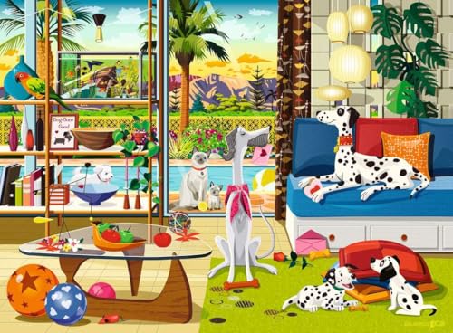 Ravensburger Pets of Palm Springs 500 Teile Puzzle | Einzigartiges...