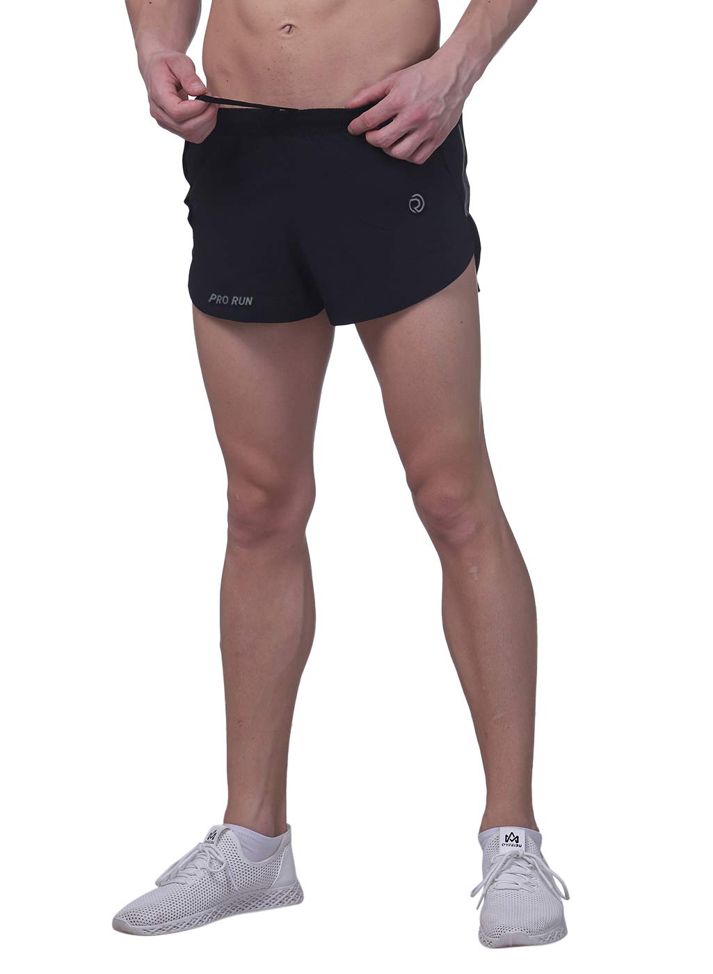 TRUEREVO 2" Men's Pro Marathon Dry Fit Running Shorts with Inner Brief and Key Pocket