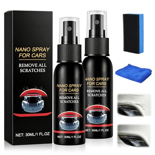 2 Stück Auto Spray Kratzer Entfernen 30ml Quick Effect Coating Agent Scratch Remover Auto Kratzer Entferner Auto-Beschichtungs- Sprays für Glanz und Schutz Remove Scratches