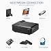 XHZNDZ Proyector portátil LCD Soporte de Cine en casa HD 1080P Video-MAX...