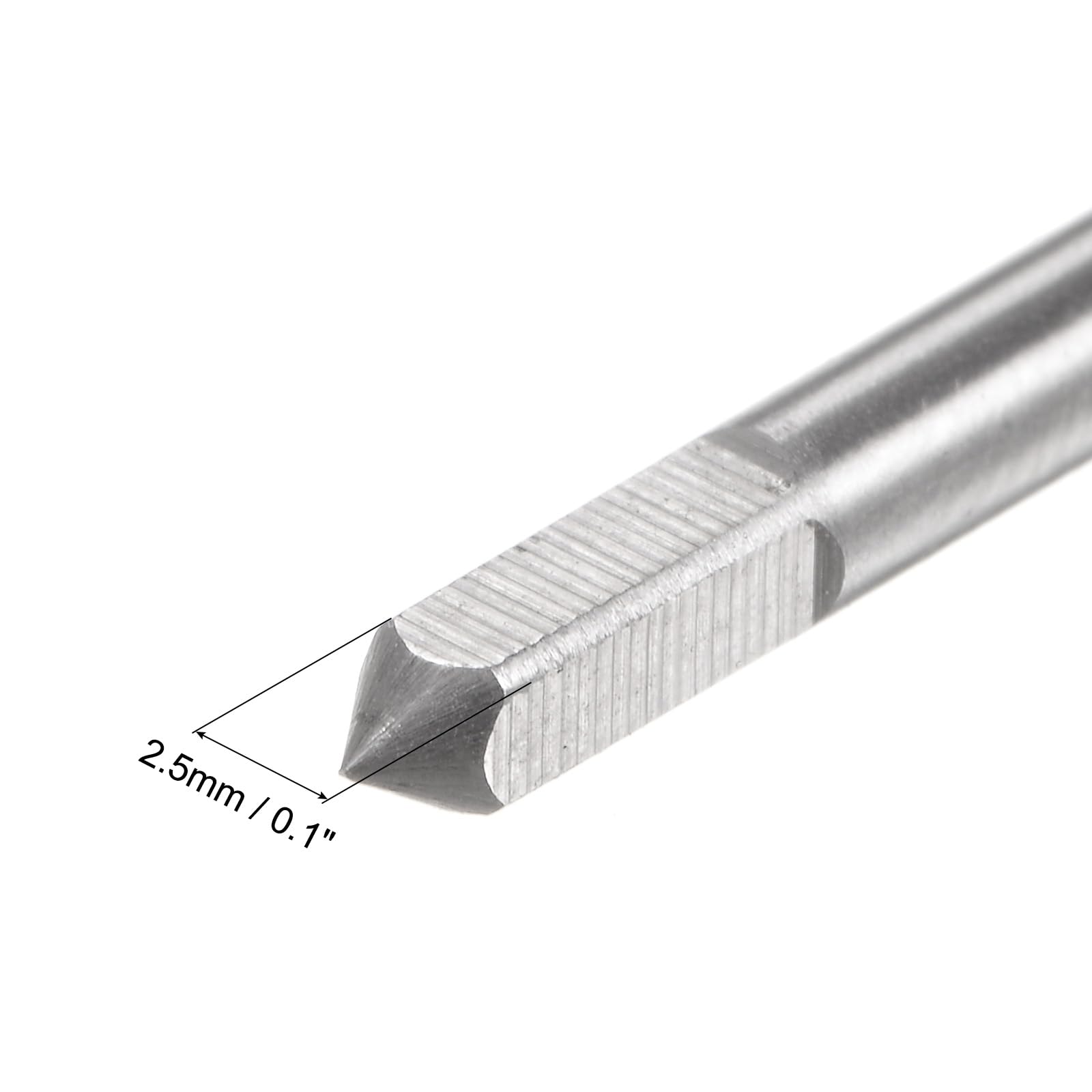 Machuelo De Roscar Métrico M4 X 0.7 H2 - Extra Largo (200mm) Para Máquina - Acero HSS 6542 - Para Reparar O Hacer Roscas En Metal