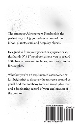 The Amateur Astronomer's Notebook (Pocket Edition): A Journal for Recording and Sketching Astronomical Observations - Image 2