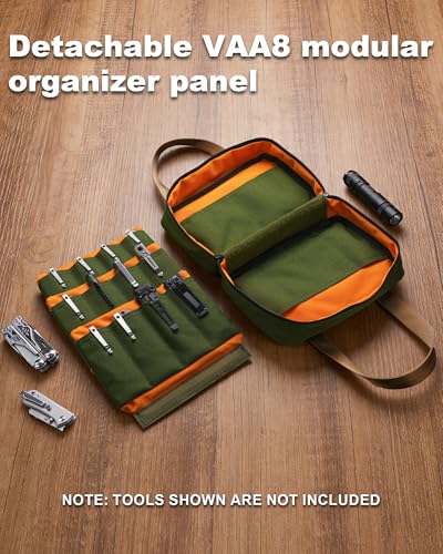Image of VIPERADE VE40 Knife Display Case with 40 Slots, Folding Knives Storage Holder, Knife Collection Carrier Bag for Folding Knives Flashlights Multitools