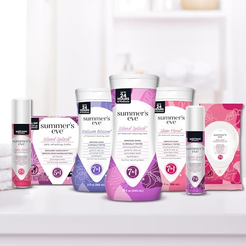 Image of Summer's Eve Feminine Wipes, Amber Nights with Oat and Shea Extracts, Vaginal Wipes, Feminine Care to Help Remove Vaginal Odor, Gynecologist Tested, 32 Wipes