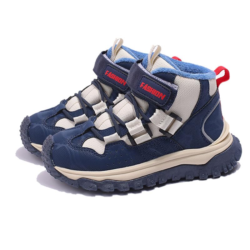 Boys/Girls Wnter Snow Boots Warm Outdoor Hiking Shoes Waterproof Anti-slip Boots