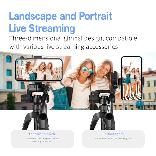 Tygot X2 Professional 60 Inch (150CM) Tripod for DSLR, Camera | Height: 5 Feet | Max Load: 5kg | Portable Lightweight ABS+Metal Tripod | 360° Ball Head | Carry Bag (Black) - Image 7