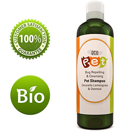 Oatmeal Dog Shampoo For Itchy Skin With Pure Citronella Essential Oil - Natural