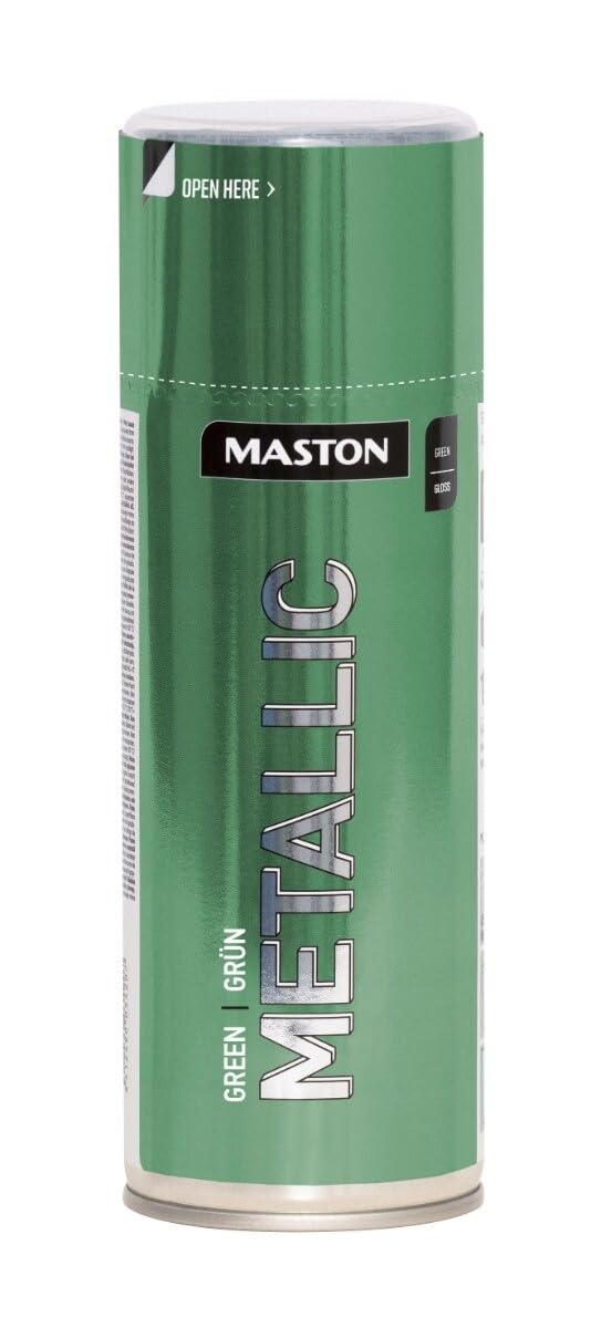 Maston Spray Paint Metallic Gloss Green 400ml